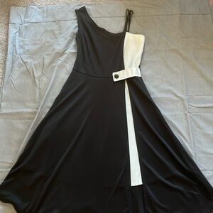 Asymmetrical design dress